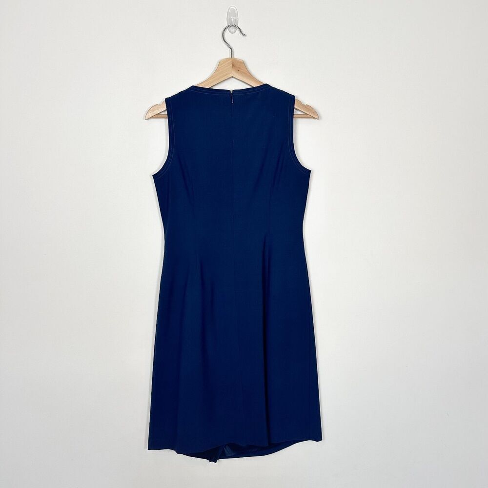 Theory Risbana Sleeveless Wrap Effect Shift Dress… - image 5